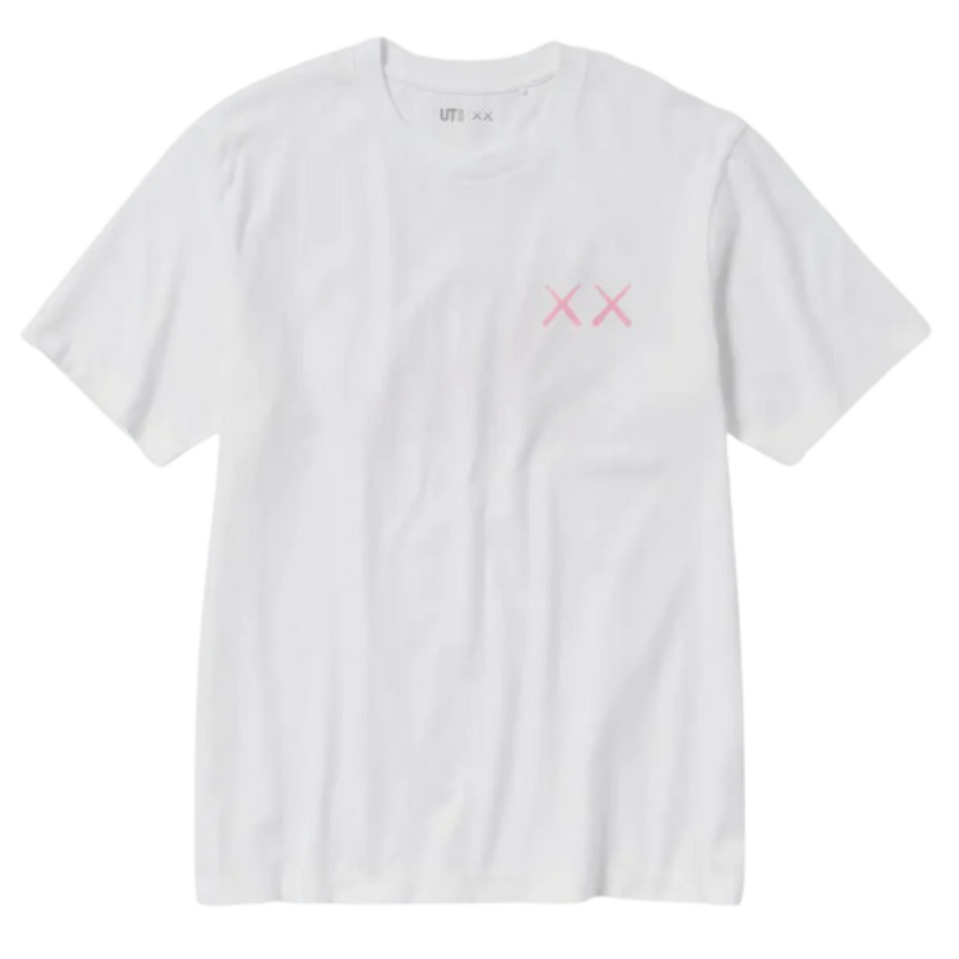 KAWS x UNIQLO UT Graphic T-Shirt Kids 'White Pink'