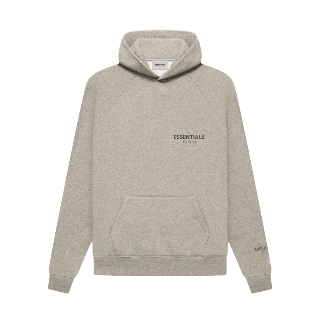 FEAR OF GOD ESSENTIALS CORE COLLECTION PULLOVER HOODIE 'DARK HEATHER OATMEAL'
