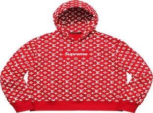 Louis Vuitton x Supreme Box Logo Hooded Sweatshirt